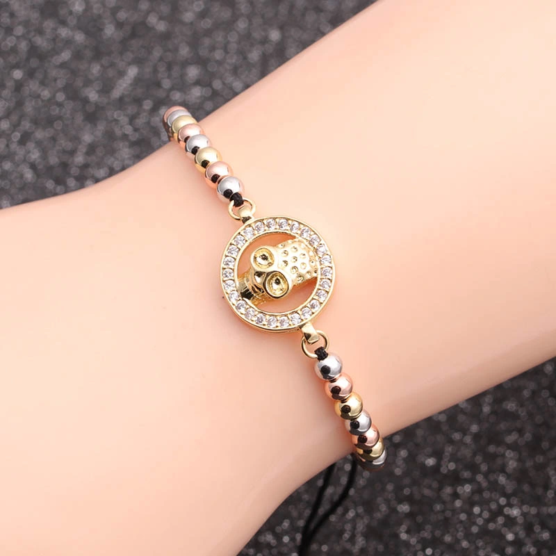 -selling Accessories Zircon Skull Men’s Bracelet Manufacturer